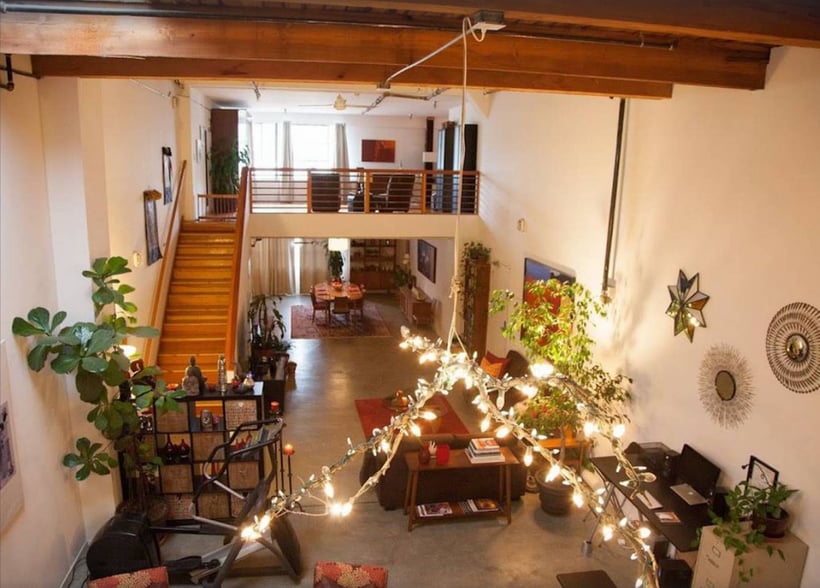 View of loft from second loft area - 1924 Union St