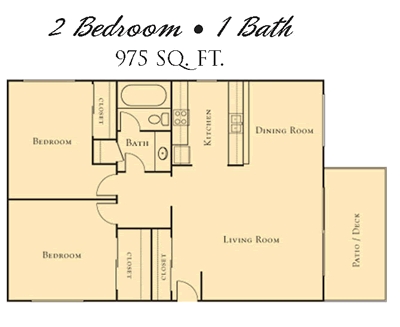 2BR/1BA - Santa Rosa Garden Apartments