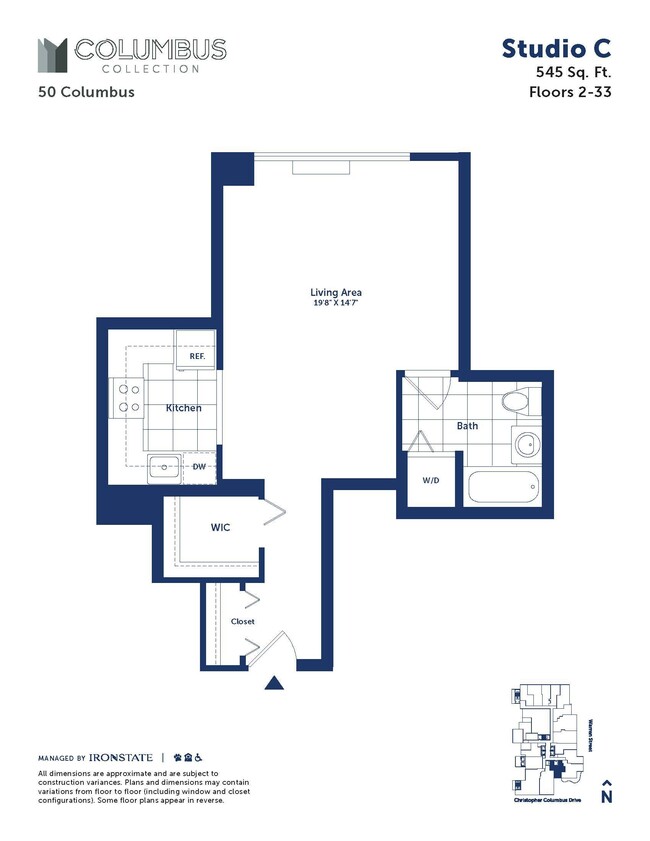 Floorplan - 50 Columbus