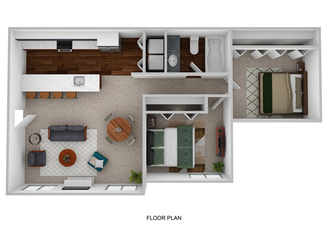 Floorplan - Harwell Apartments