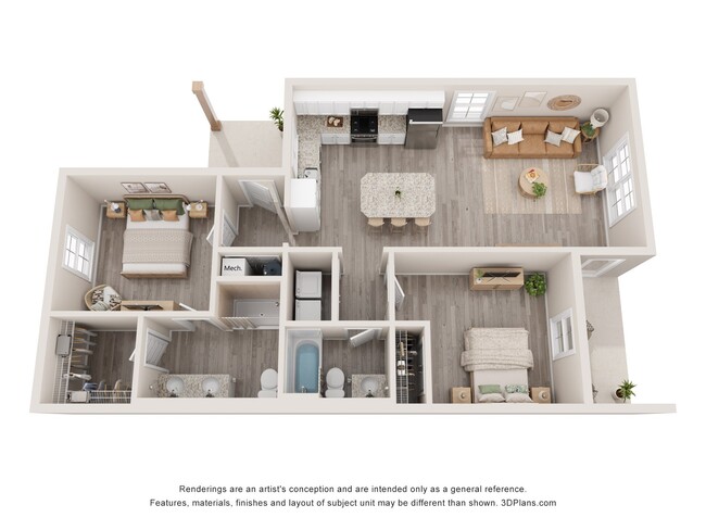 Floorplan - Cottages at Wyld Palms