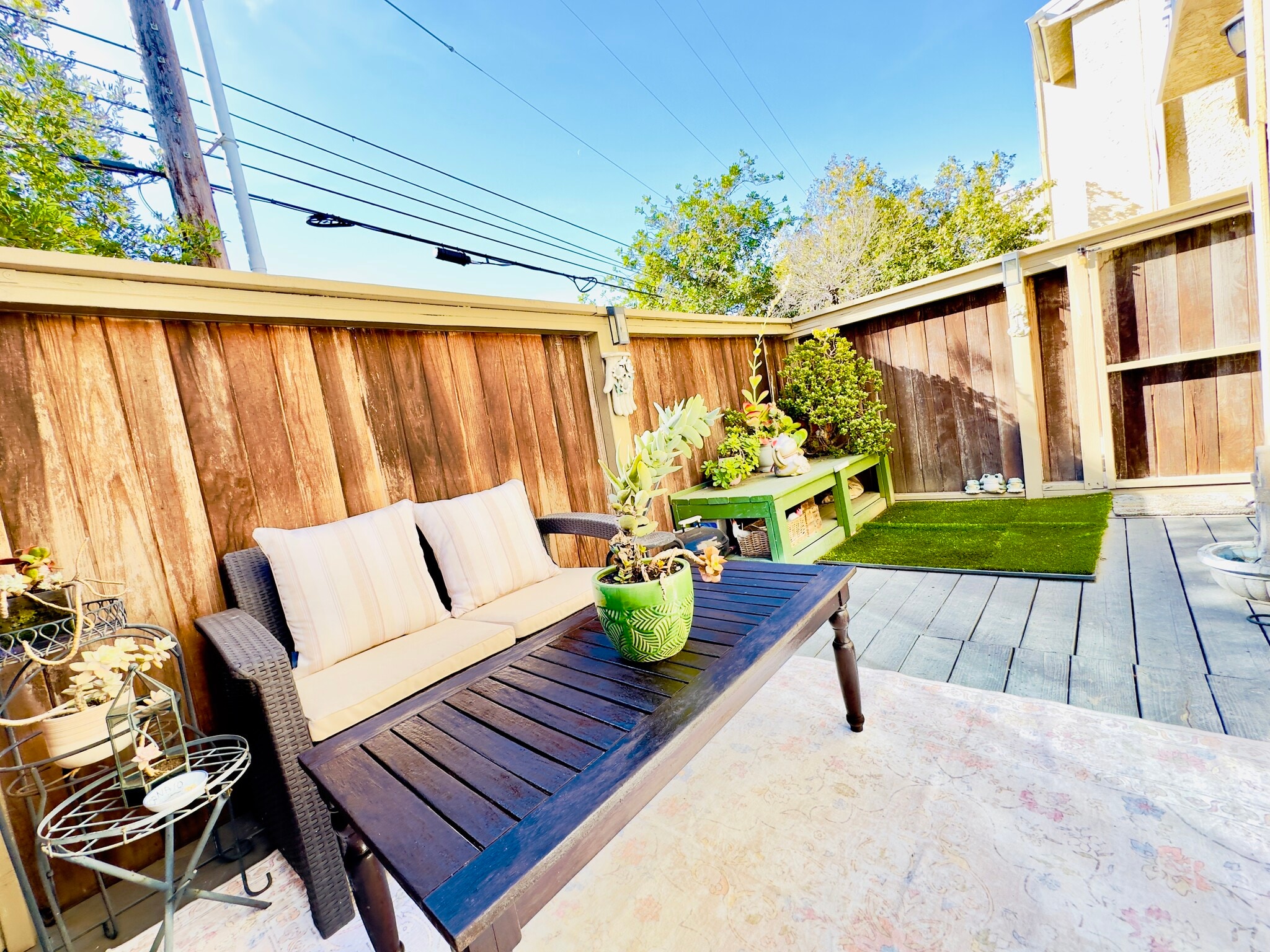 Downstairs Patio1 - 1307 Aviation Blvd