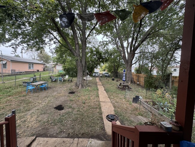 Shared large backyard, available for all residents to use. - 5313 Magnolia Ave