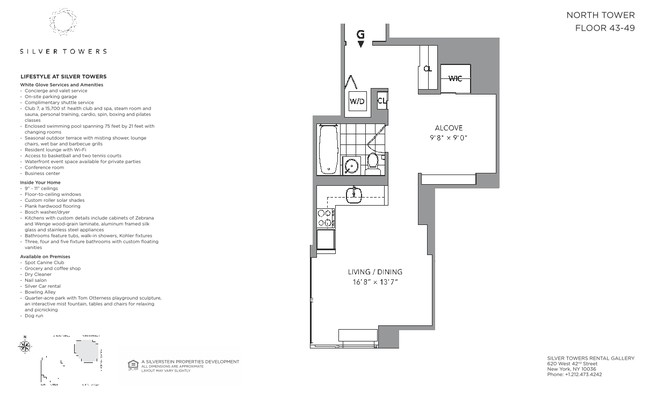 Floorplan - Silver Towers