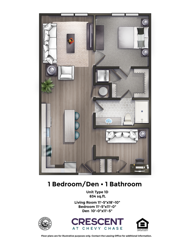 Floorplan - Crescent at Chevy Chase