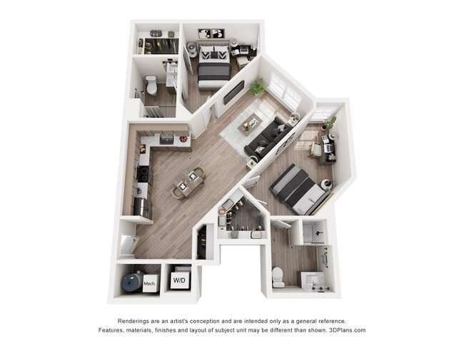 Floorplan - 608 E Chalmers (New Development)