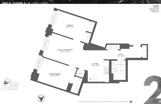 Floorplan - 2 Cooper Square