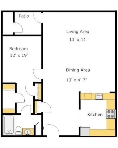 Floorplan - Del Norte Place Apartment Homes