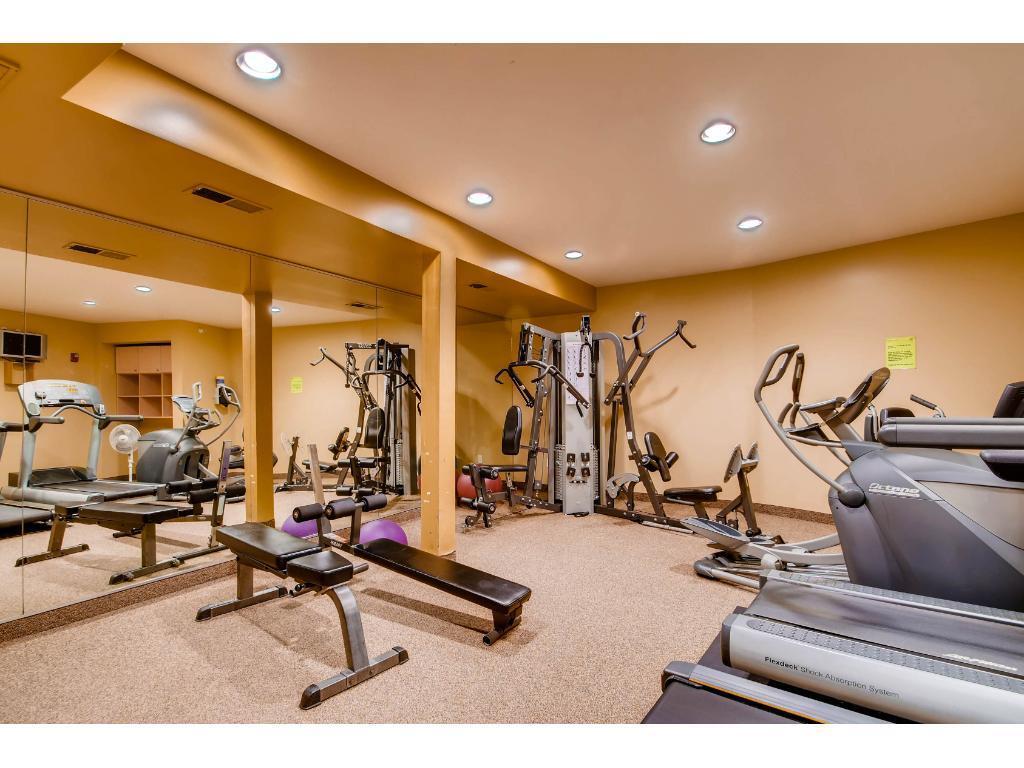 Workout room on same level - 7600 Lyndale Ave S