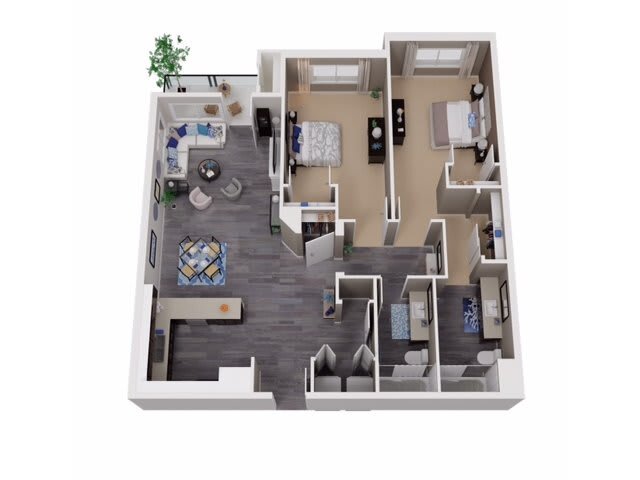 Floorplan - Cascara Canyon Apartments