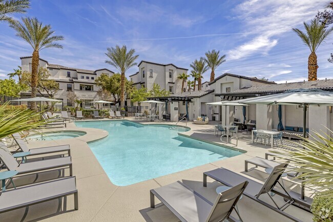 Whether youre soaking up the sun or unwinding in the shade, the upgraded pool space offers the perfect spot to cool down, recharge, and savor those sunny Vegas days in style at The Michael B.