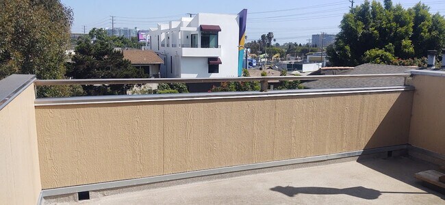Deck view toward Marina del Rey - 1177 Nelrose Ave