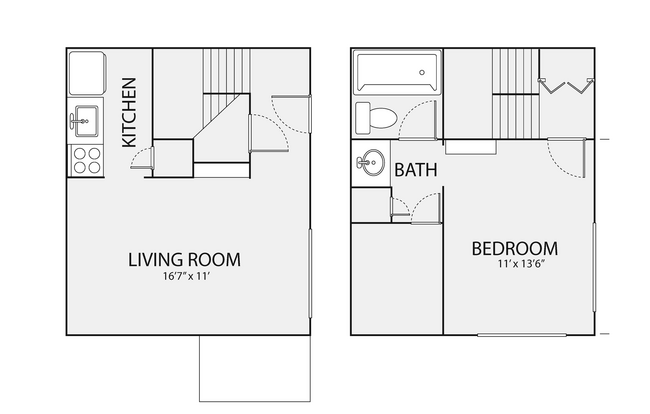 Floorplan - Oak Park Apartments