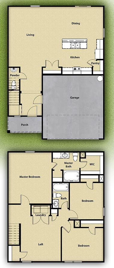 Building Photo - Well maintained 3 bedroom with second floor loft 1800 soft