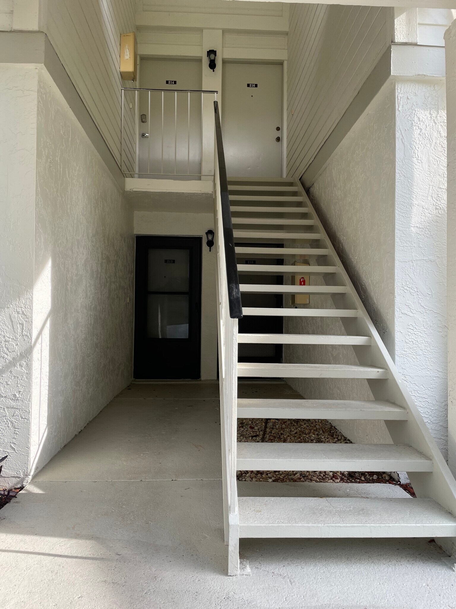 Stairs to get to main door - 214 Meadow Ln