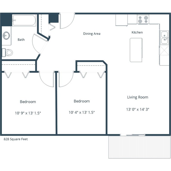 Floorplan - Sunset Ridge Apartment Community