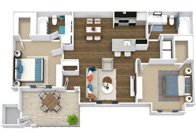 Floorplan - Windrift Apartment Homes