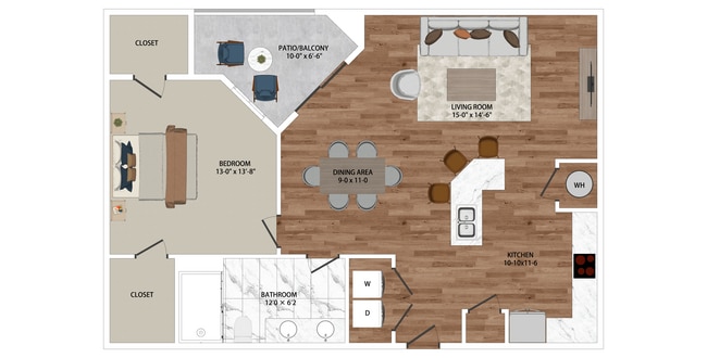 Floorplan - Eastpark Apartments