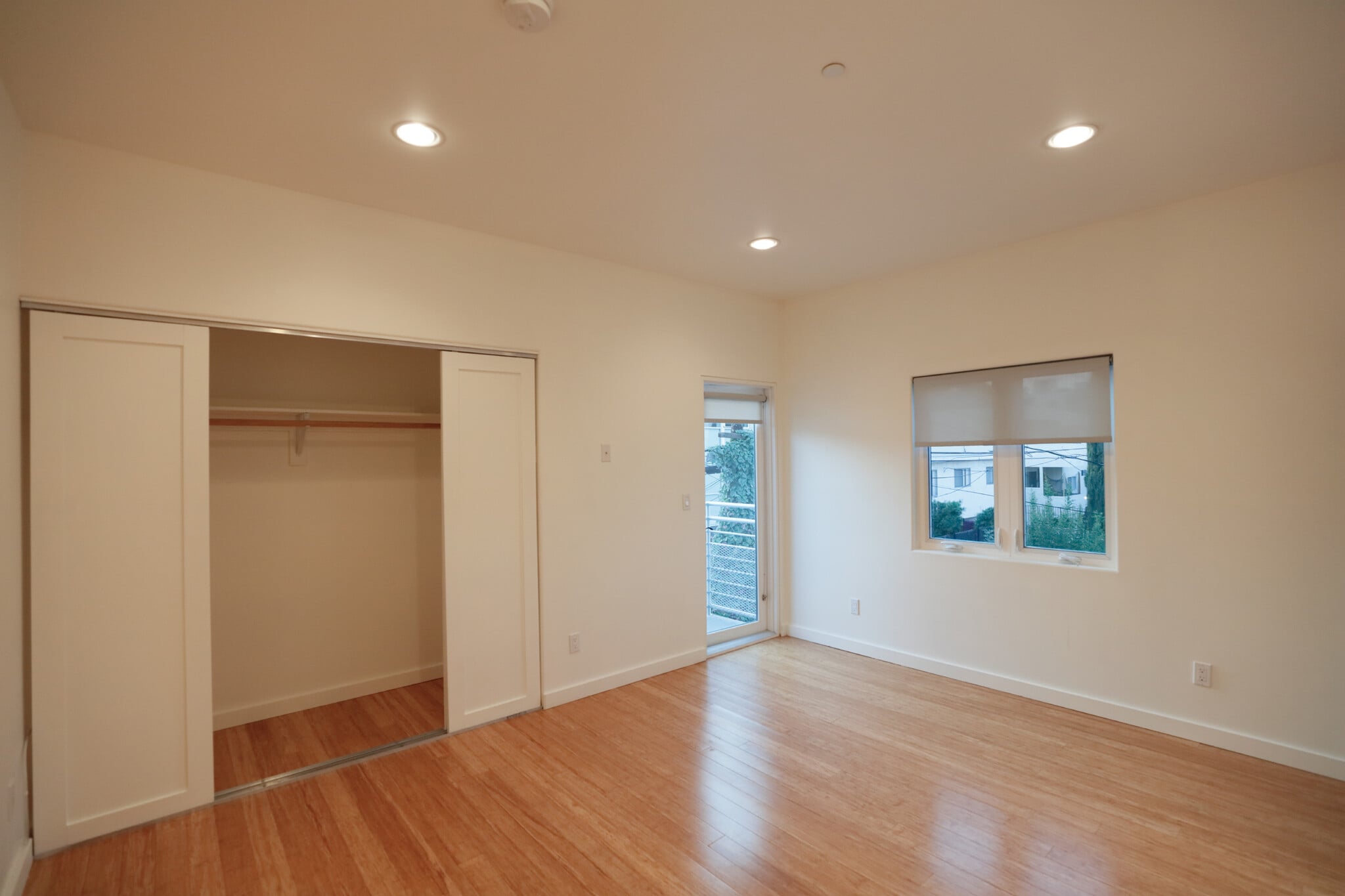 Rear Bedroom Closet and Balcony Door - 741 Wilcox Ave