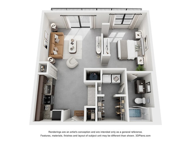 The Camillo | 1 Bed 1 Bath | 900 sq ft | Cottonwood Westside Apartments | Atlanta, GA - Cottonwood Westside