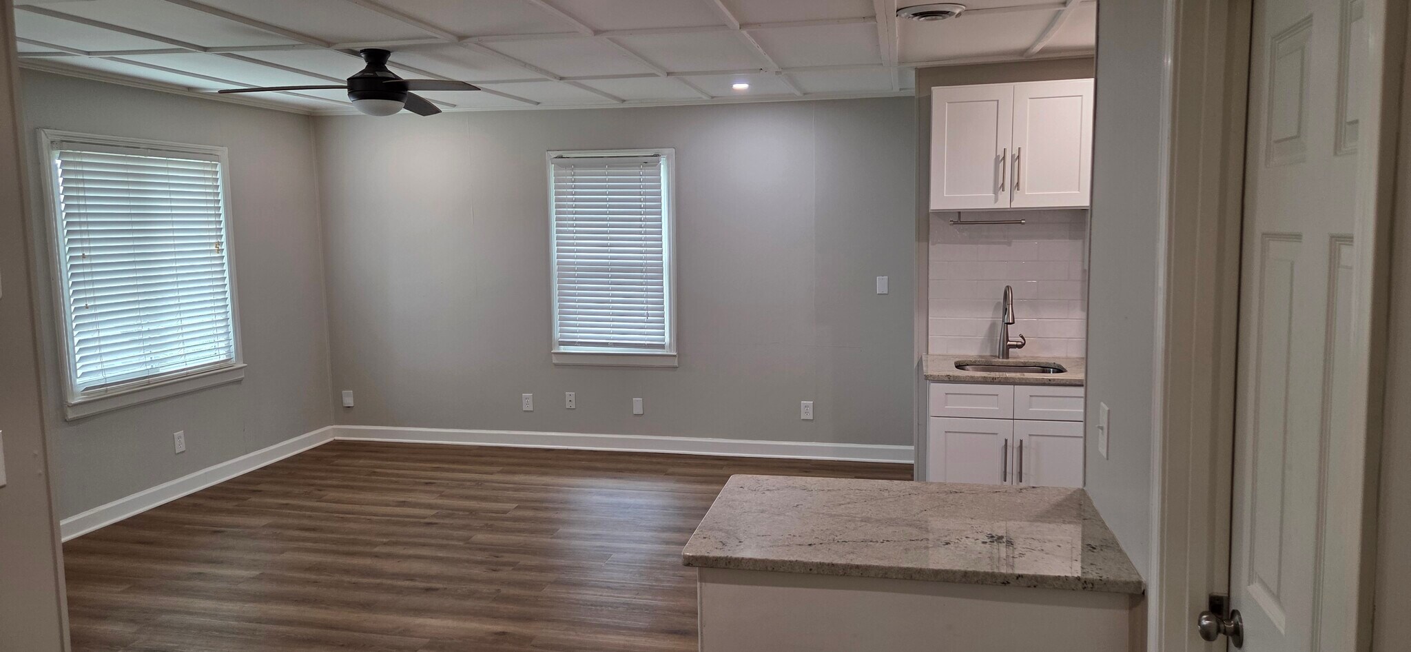 Living room and kitchen - 77 1st Ave