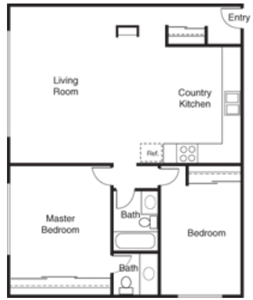 Cedar - Pinewood Apartments