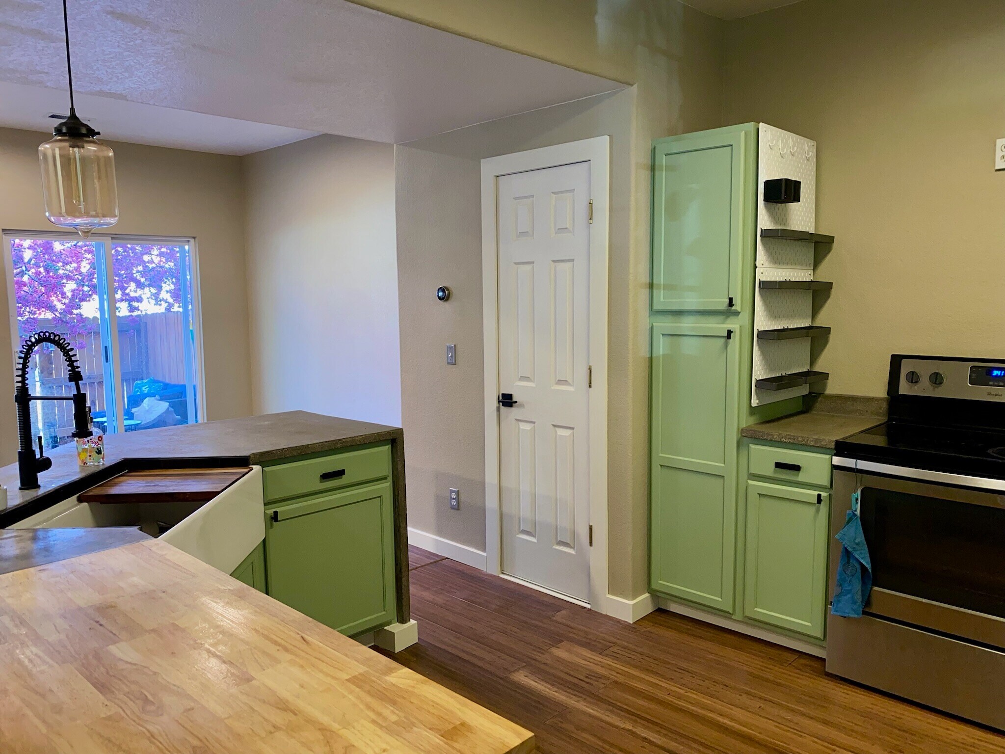 Kitchen storage and shelves with mechanical closet - 9056 Gale Blvd