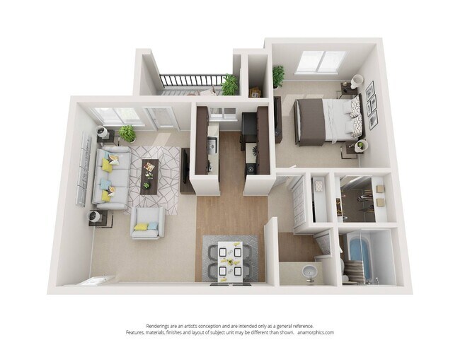 Floorplan - The Vintage Apartments