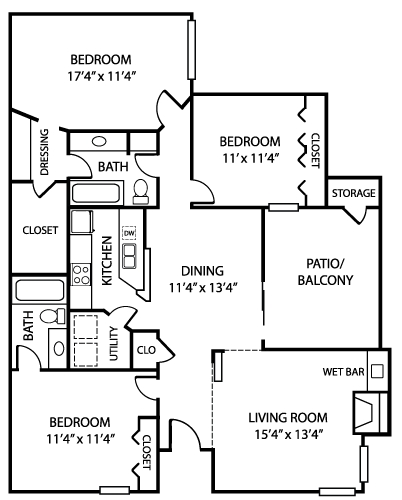 Floorplan - Westdale Hills Doral