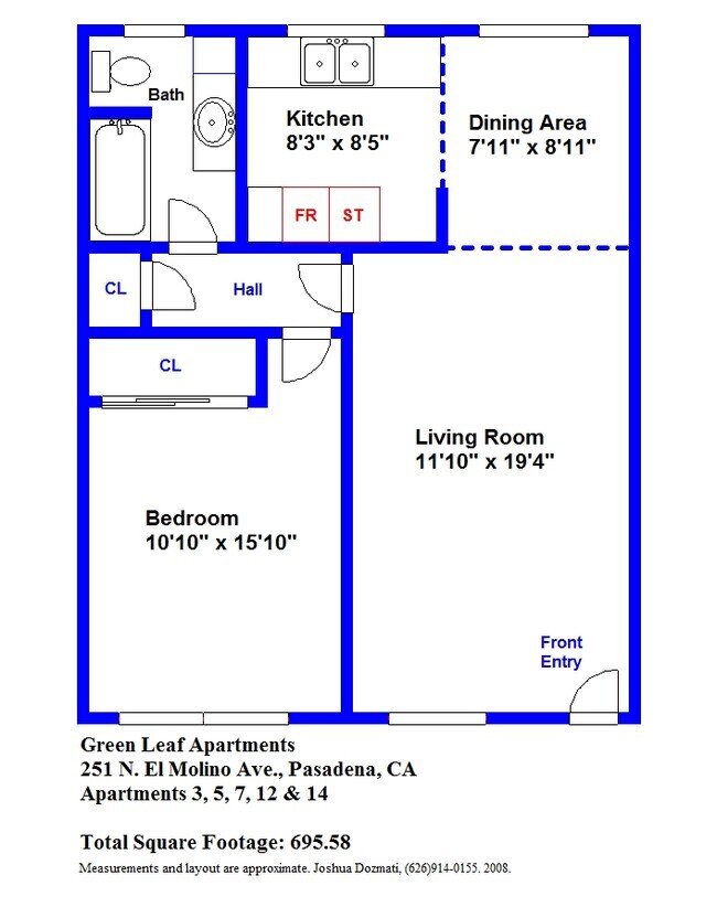 Floorplan - Green Leaf Apartments