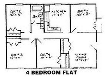 4BR/1BA - Ambassador Apartments