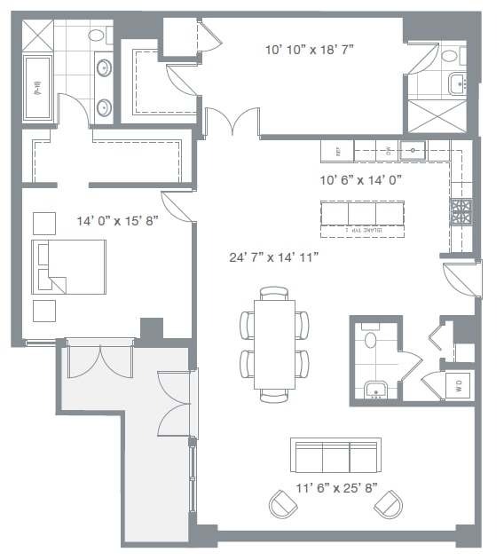 2BR/2.5BA - Watermark Condos
