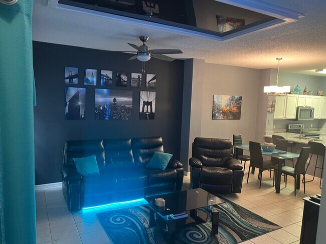 Living room with galaxy ceiling (entertainment) - 4774 Vero Beach Pl