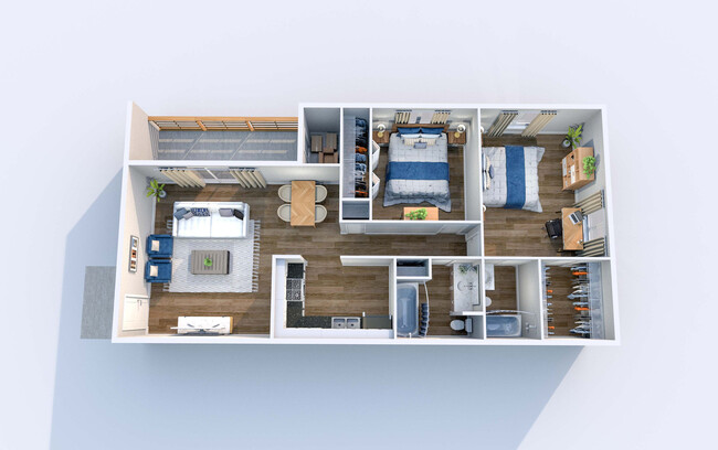 Floorplan - Brickyard Flats