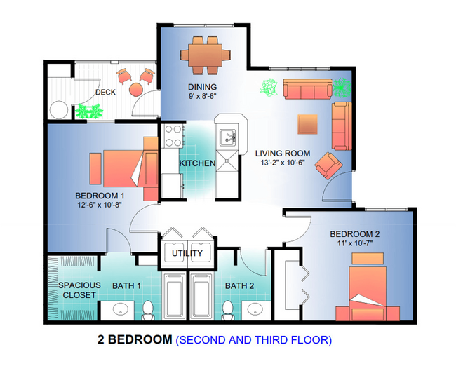 Floorplan - SoCo Park Apartment Homes