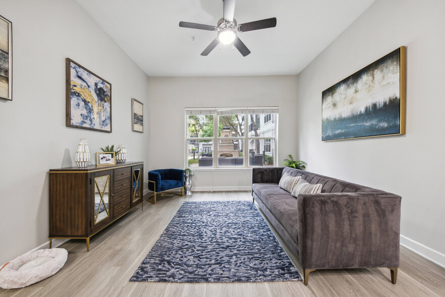 Spacious Living Room at Addison Keller Springs Apartments in Addison, TX - Addison Keller Springs