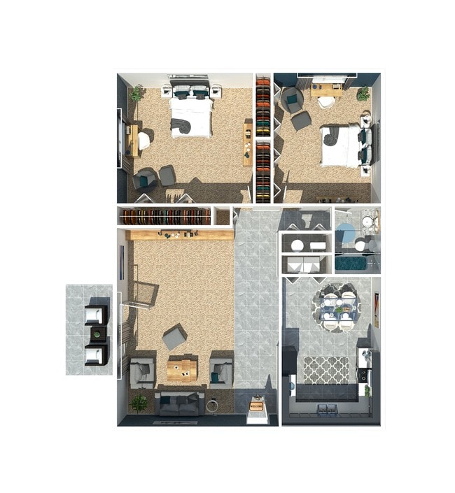 Floorplan - Flats at Hurstbourne