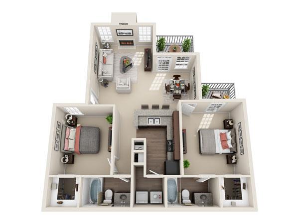 Floorplan - Signature Point Apartment Homes