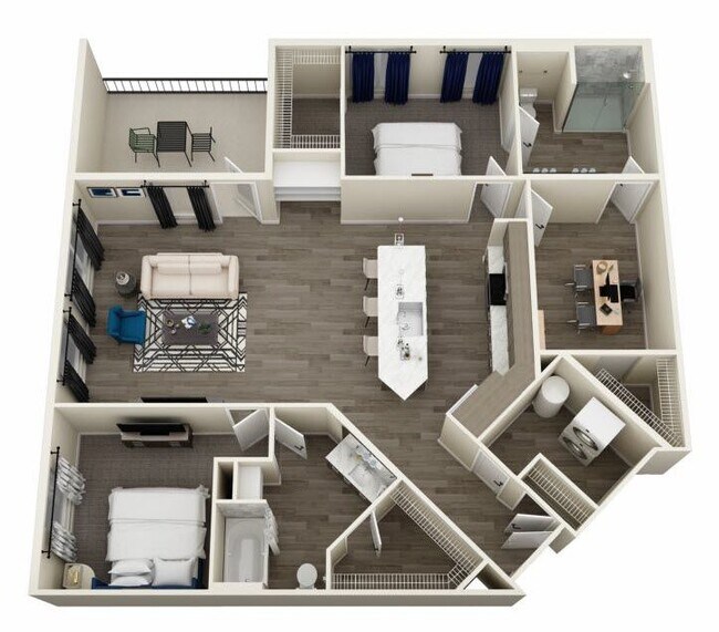 Floorplan - Aspire Kenwood Apartments