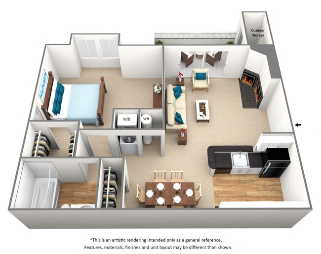 Floorplan - Montclair Apartments