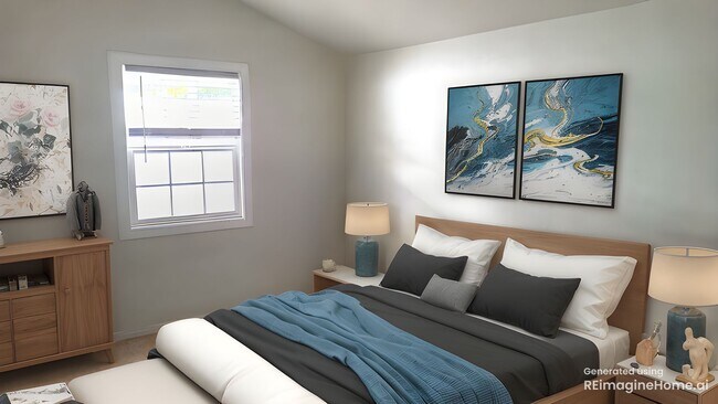 Bedroom 2 staged - 132 N Malena Dr