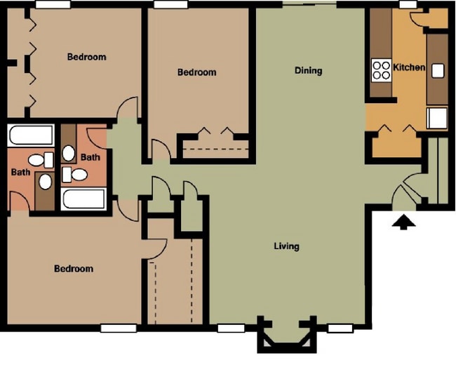 Floorplan - The Halsten at Vinings Mountain