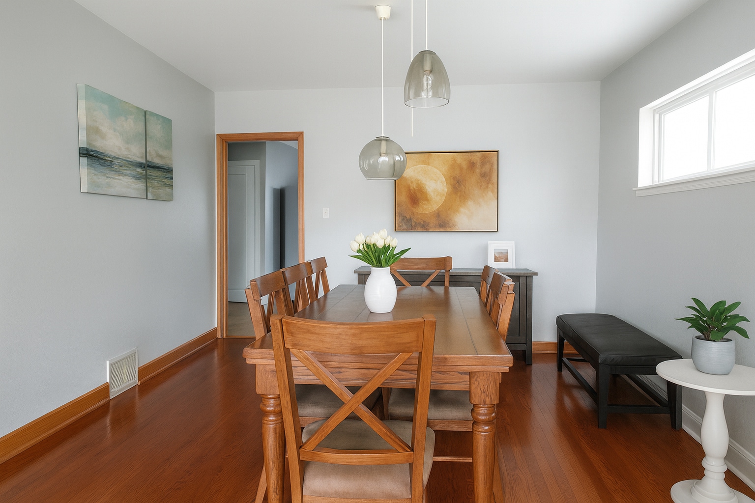 Unit 1a dining area - 5724 W Henderson St
