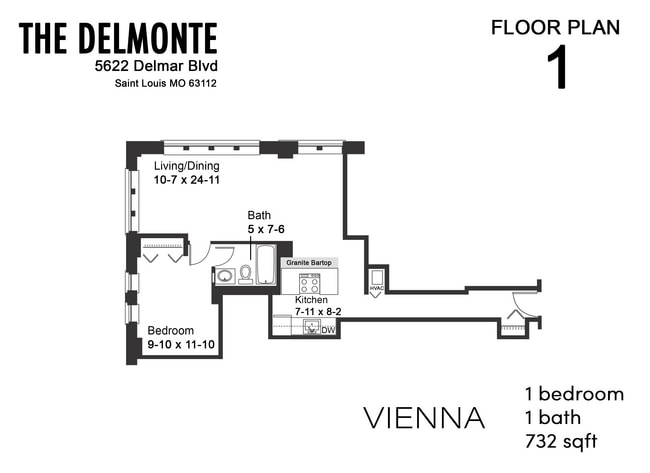 Floorplan - The Delmonte