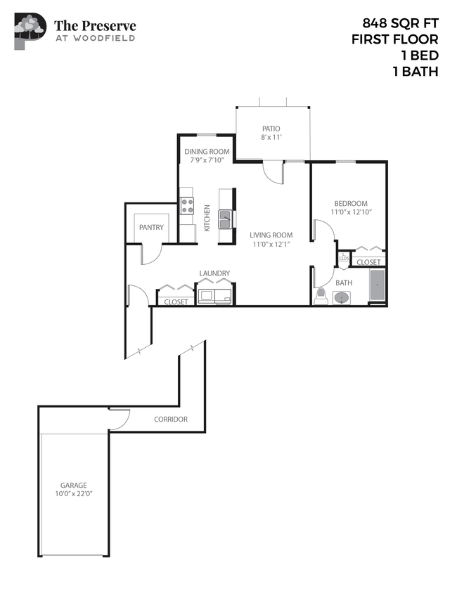 Floorplan - The Preserve at Woodfield