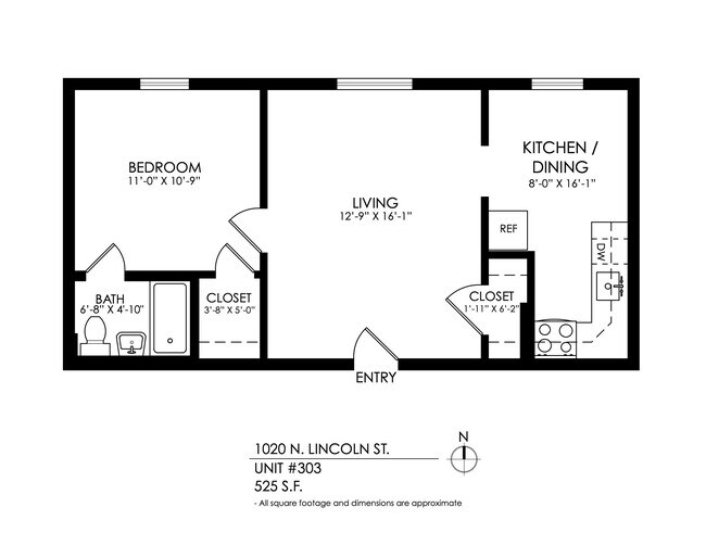 Floorplan - 1020 Lincoln