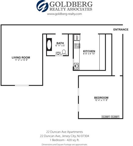 Floorplan - 22 Duncan Avenue Apts