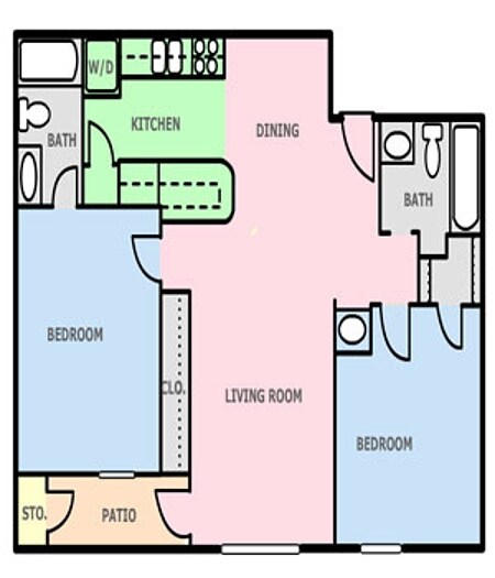 2BR/2BA - Walden Lakewood