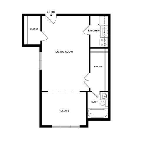Floorplan - Empire Apartments