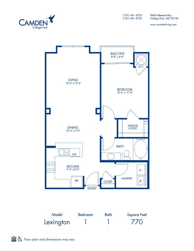 Floorplan - Camden College Park
